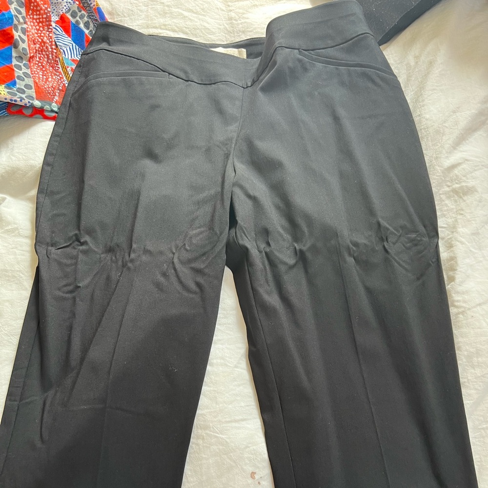 Talbots black pants with stretch waist